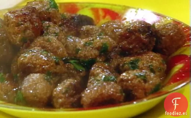 Albóndigas Griegas en Salsa de Vino