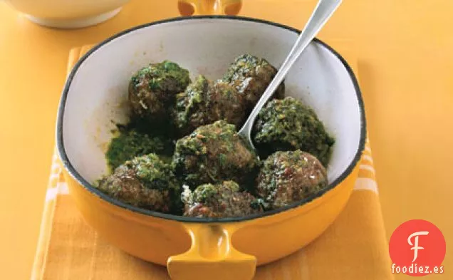 Albóndigas de Pesto y Cuscús