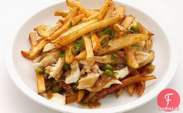 Poutine de Pollo y Queso