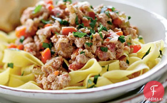 Tagliatelle a la Boloñesa