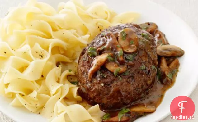 Filete De Salisbury Con Champiñones