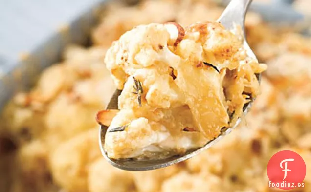 Coliflor Gratinada Con Corteza De Almendra