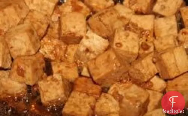Tofu con Ajo y Jengibre