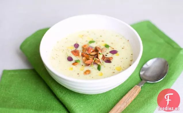 Sopa de Puerro de Coliflor