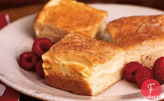 Cuadrados de Pastel de Queso Fáciles