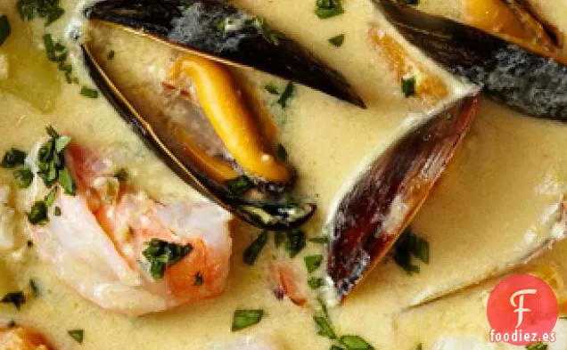 Sopa Peruana de Mariscos