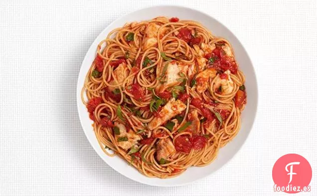 Pasta Picante Con Tilapia