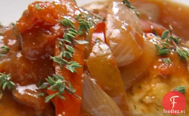 Trapecio de Pollo Cacciatore