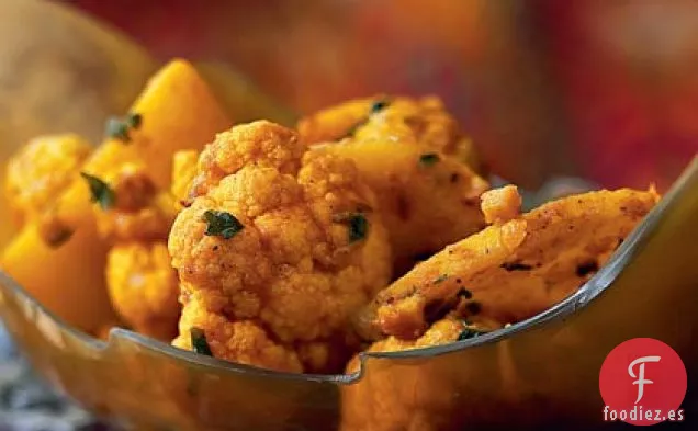 Sabzi de Coliflor y Patata con Especias