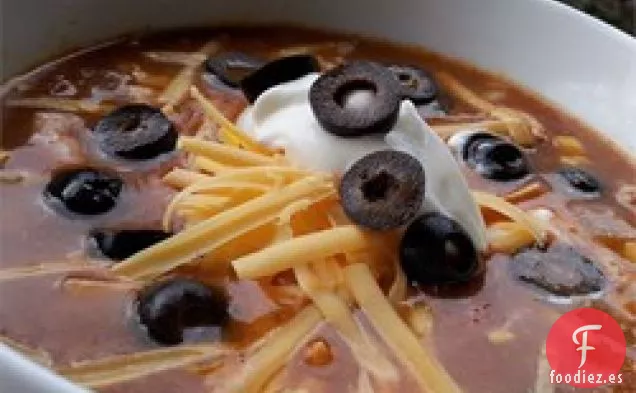 Sopa de Enchilada de Pollo