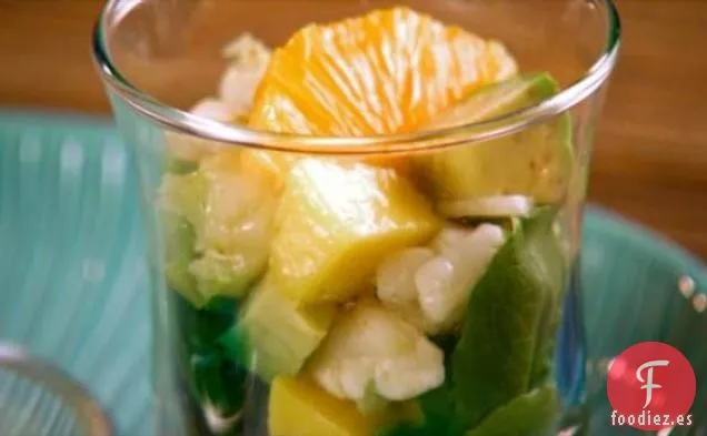 Ensalada de Langosta y Mango Baja