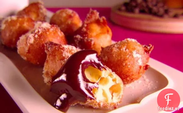 Zeppole de Naranja y Chocolate
