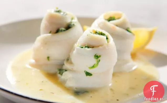 Lenguado Al Horno Relleno de Espinacas