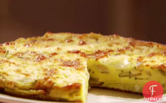 Frittata de Calabacín y Queso de Cabra