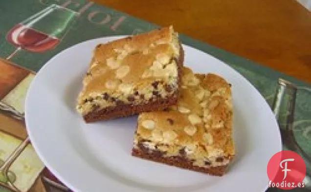 Ricos Brownies Blancos y Negros