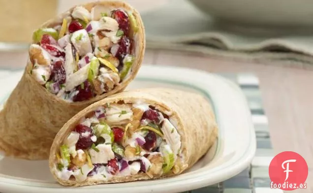 Envoltura de Ensalada de Pollo Asado con Limón