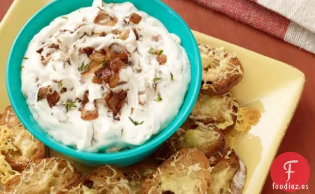 Salsa de Cebolla Francesa con Tostadas de Gruyere