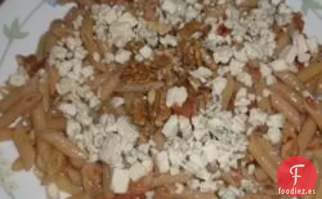 Pasta con Queso Azul y Nueces