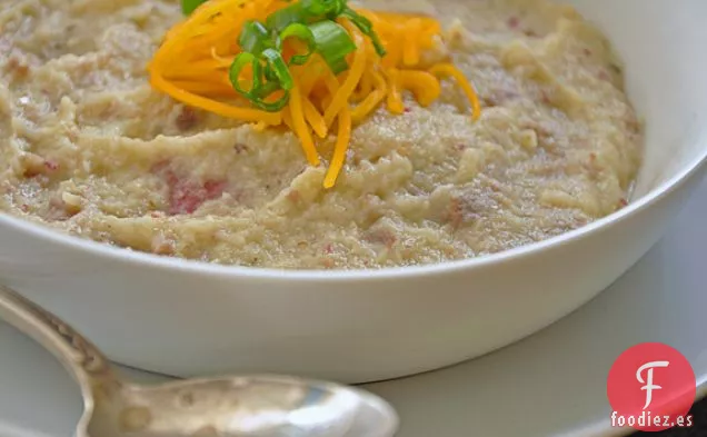 Receta Cremosa De Sopa De Coliflor Y Salchicha