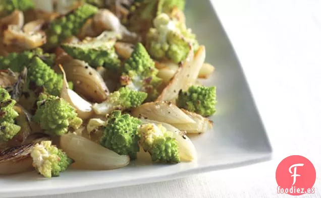 Coliflor Asada Con Cebolla E Hinojo