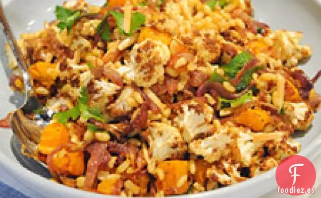 Pilaf De Bayas Kamut Con Calabaza Y Coliflor