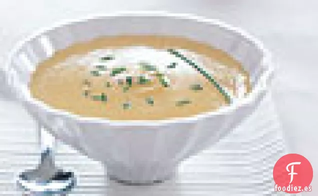 Crema De Sopa De Coliflor Con Azafrán