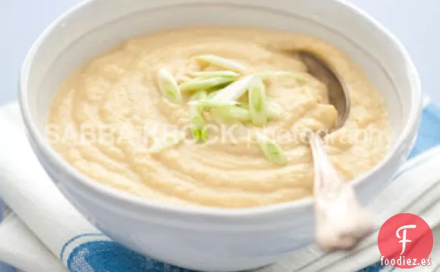 Sopa De Coliflor Y Ajo Asado