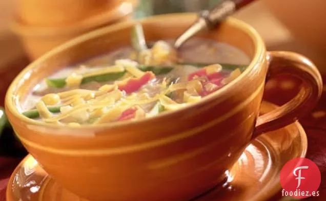 Sopa de Jalapeños y Maíz