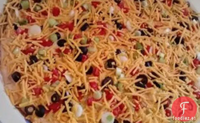Delicioso Dip de Ensalada de Tacos