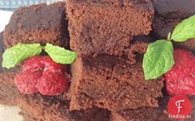 Brownies de Mantequilla de Maní y Aguacate (Vegano)