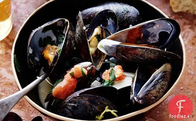 Mejillones al Vapor