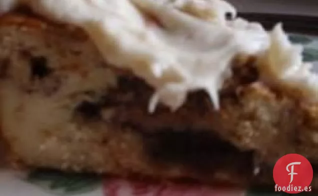 Pastel de Queso con Rollo de Canela