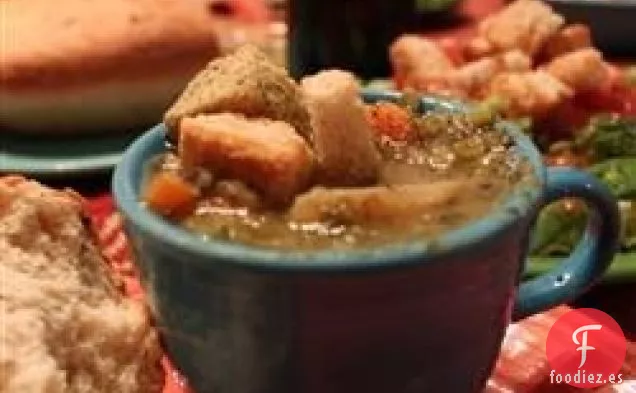 Sopa Vegana de Guisantes Divididos I