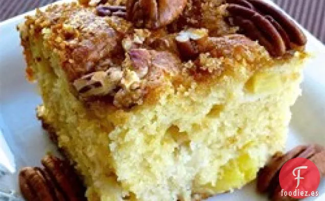 Pastel de Café de Piña y Nuez
