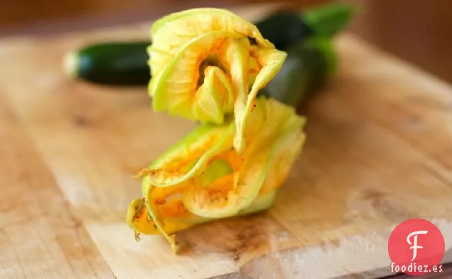 Flores de Calabacín Rellenas