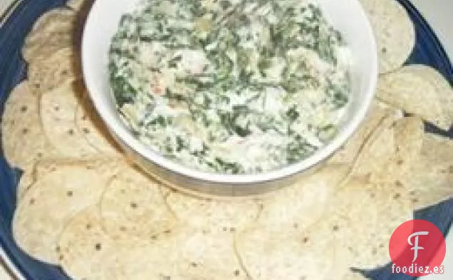 Salsa Fácil de Espinacas y Alcachofas