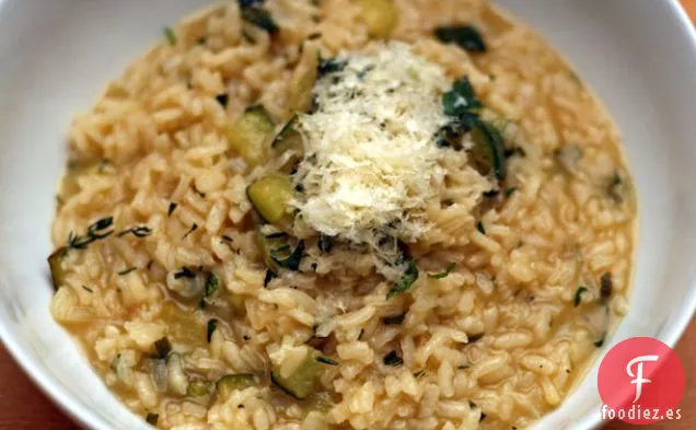 Cena de Esta Noche: Risotto de Calabaza de Verano