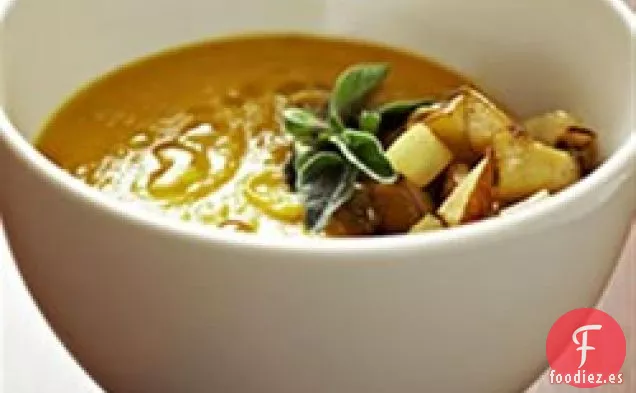 Sopa de Calabaza y Manzana