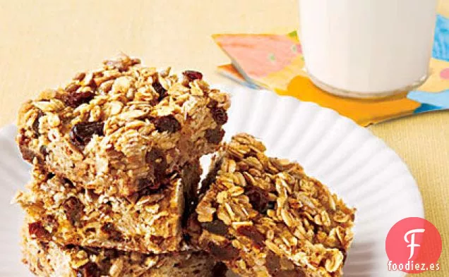 Barritas de Avena y Pasas