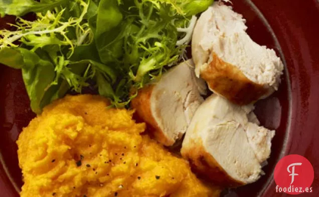 Puré de Calabaza Asada y Ajo