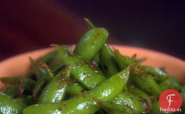 Edamame con salsa XO