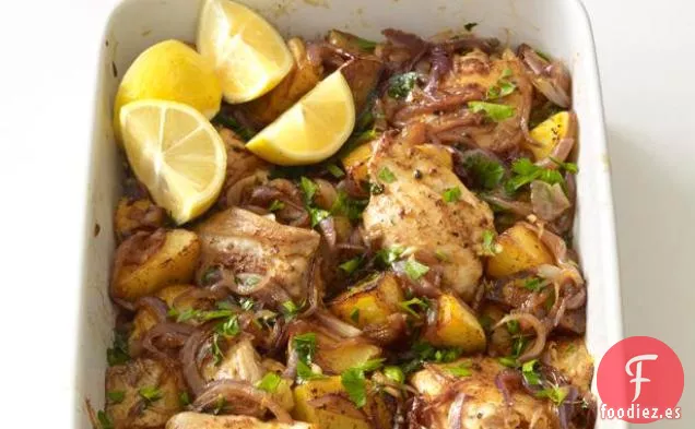 Asado Español de Pollo y Patata