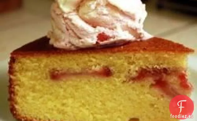 Pastel de Fresa con Harina de Maíz