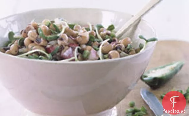 Ensalada De Guisantes De Ojos Negros Y Jalapeño