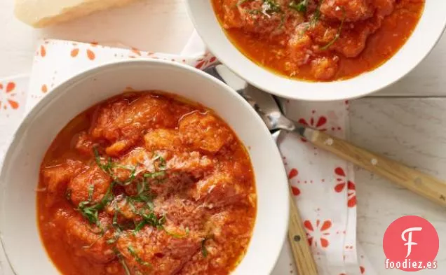 Sopa de Pan y Tomate Toscano-Pappa al Pomodoro