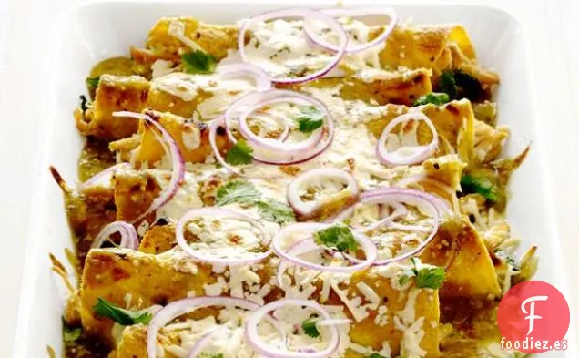 Enchiladas de Pollo y Queso