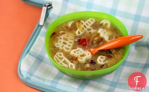 Receta De Sopa De Pasta Con Verduras (ideas Para Almorzar Para Niños)