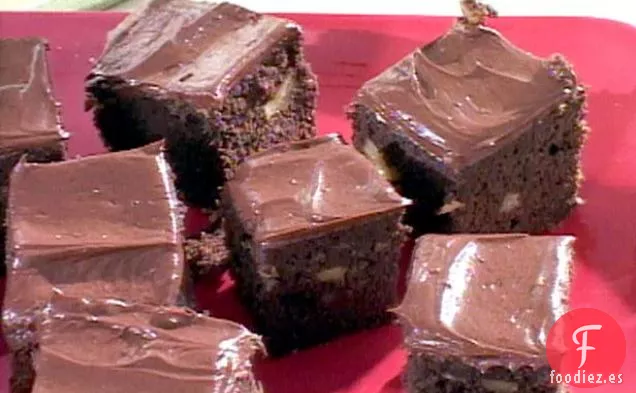 Brownies de Nuez de Chocolate Doble Bajos en Carbohidratos