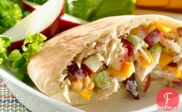 Pitas de Atún Con Queso Cheddar Y Manzana