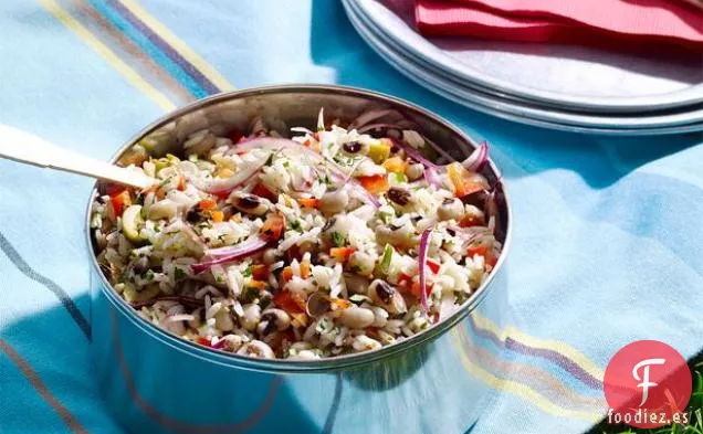 Ensalada de Guisantes y Basmati de Ojos Negros